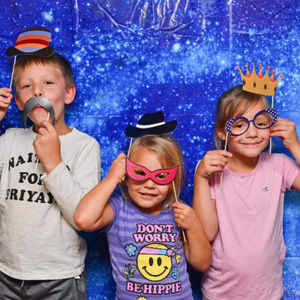 58 piece photo props masks hats glasses & more